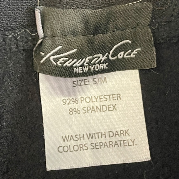 GUC Kenneth Cole NY Fleece Lined Leggings in Black Size S/M - Picture 5 of 7